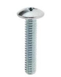 Mushroom head cross recessed screw M5x10 galv 5.8